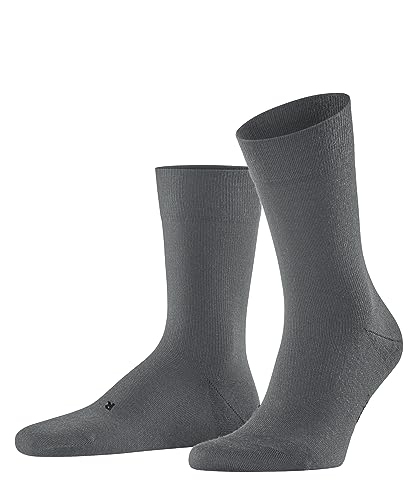 FALKE Herren Socken Stabilizing Wool Everyday Funktionsmaterial Schurwolle einfarbig 1 Paar, Grau (Dark Grey 3070), 41-42 von FALKE