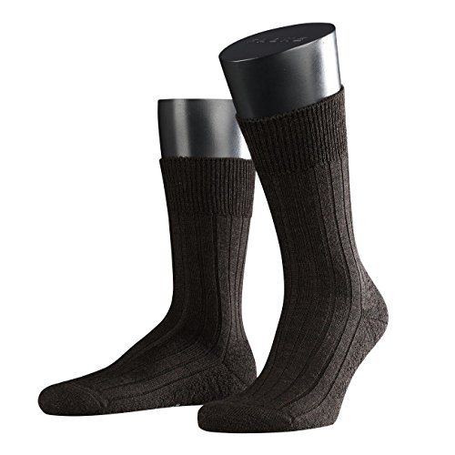 FALKE Herren Socken Teppich im Schuh 2er Pack, Größe:41/42;Farbe:dark brown melange von FALKE