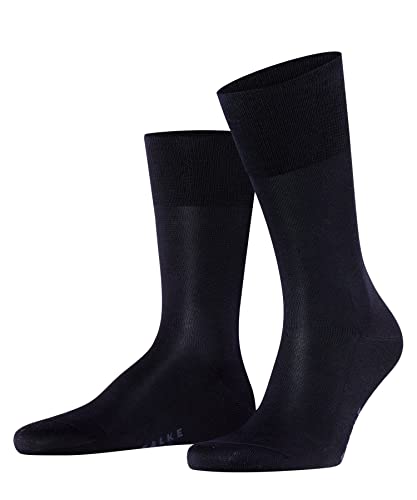 FALKE Herren Socken Tiago M SO Fil D'Ecosse Baumwolle einfarbig 1 Paar, Blau (Dark Navy 6375) neu - umweltfreundlich, 41-42 von FALKE