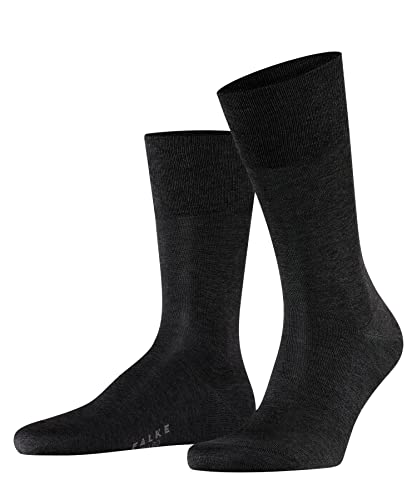 FALKE Herren Socken Tiago M So nachhaltige Fil D'Ecosse Baumwolle einfarbig 1 Paar, Grau Anthracite Melange 3095, 47-48 von FALKE