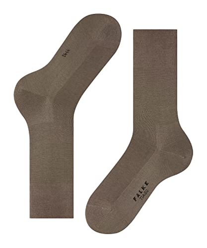 FALKE Herren Socken Tiago M SO Fil D'Ecosse Baumwolle einfarbig 1 Paar, Grau (Vulcano 3920) neu - umweltfreundlich, 41-42 von FALKE