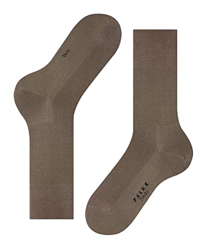 FALKE Herren Socken Tiago M SO Fil D'Ecosse Baumwolle einfarbig 1 Paar, Grau (Vulcano 3920) neu - umweltfreundlich, 43-44 von FALKE