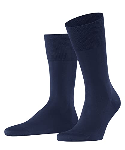 FALKE Herren Socken Tiago M SO Baumwolle einfarbig 1 Paar, Blau (Royal Blue 6000), 43-44 von FALKE