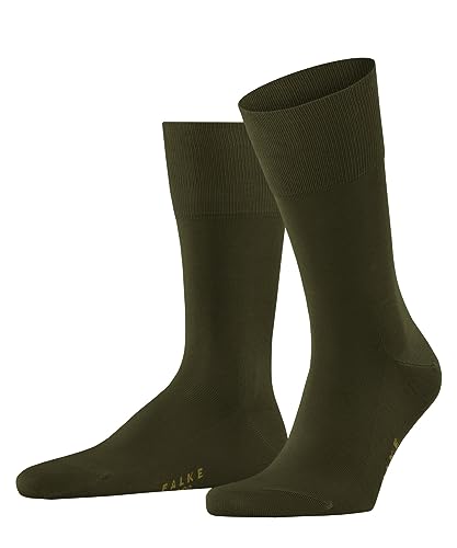 FALKE Herren Socken Tiago M SO Fil D'Ecosse Baumwolle einfarbig 1 Paar, Grün (Artichoke 7436) neu - umweltfreundlich, 43-44 von FALKE