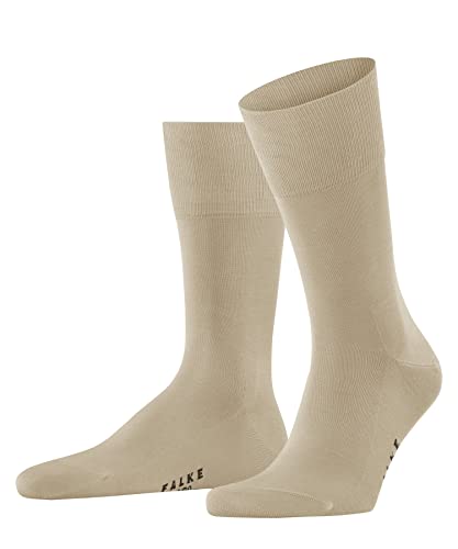 FALKE Herren Socken Tiago M SO Fil D'Ecosse Baumwolle einfarbig 1 Paar, Beige (Silk 4097) neu - umweltfreundlich, 43-44 von FALKE