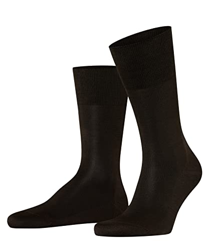 FALKE Herren Socken Tiago M SO Fil D'Ecosse Baumwolle einfarbig 1 Paar, Braun (Brown 5930) neu - umweltfreundlich, 47-48 von FALKE