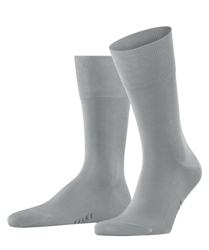 FALKE Herren Socken Tiago M SO Fil D'Ecosse Baumwolle einfarbig 1 Paar, Grau (Mouse Grey 3690) neu - umweltfreundlich, 43-44 von FALKE