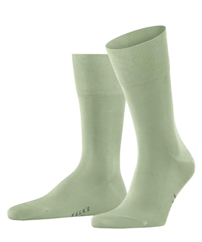 FALKE Herren Socken Tiago M SO Fil D'Ecosse Baumwolle einfarbig 1 Paar, Grün (Pale Olive 7710) neu - umweltfreundlich, 45-46 von FALKE