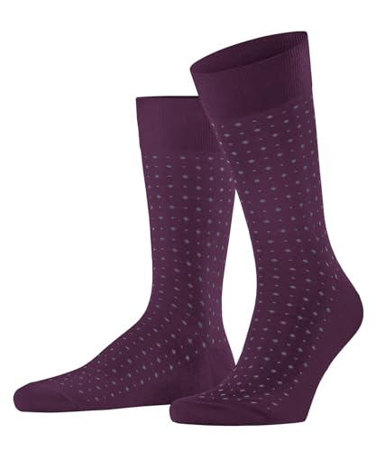 FALKE Herren Socken Tiago M SO Fil D'Ecosse Baumwolle einfarbig 1 Paar, Lila (Hibiscus 8807), 43-44 von FALKE