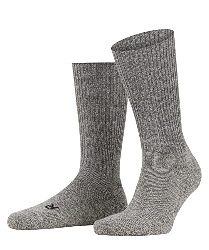 FALKE Unisex Socken Walkie Ergo, Wolle, 1 Paar, Grau (Graphit Melange 3060), 35-36 von FALKE