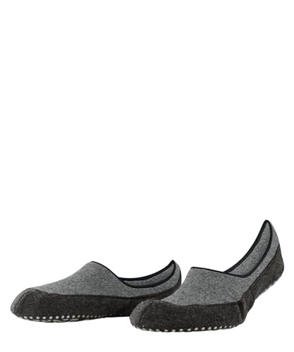 FALKE Herren Stoppersocken Cosyshoe Invisible M Hp Wolle rutschhemmende Noppen 1 Paar, Grau Light Grey 3400, 37/38 EU von FALKE