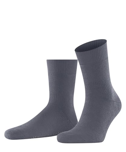 FALKE Herren Stoppersocken Homepads M Hp Wolle Baumwolle rutschhemmende Noppen 1 Paar, Grau Steel Grey 3250, 35/38 EU von FALKE