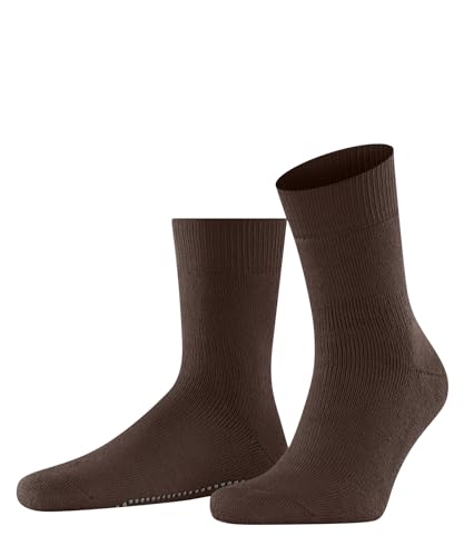 FALKE Herren Stoppersocken Homepads M Hp Wolle Baumwolle rutschhemmende Noppen 1 Paar, Braun Cinnamon 5186, 35/38 EU von FALKE
