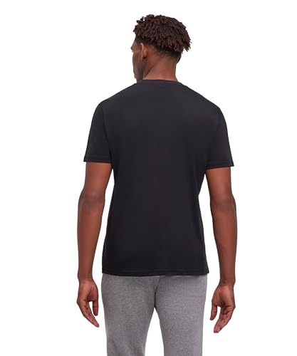 FALKE Herren T-Shirt Basic Soft Lyocell/Cotton T-Shirt M S/s Sh Lyocell Baumwolle weich Kurzarm bequem sehr leicht 1 Stück, Schwarz Black 3000, L von FALKE