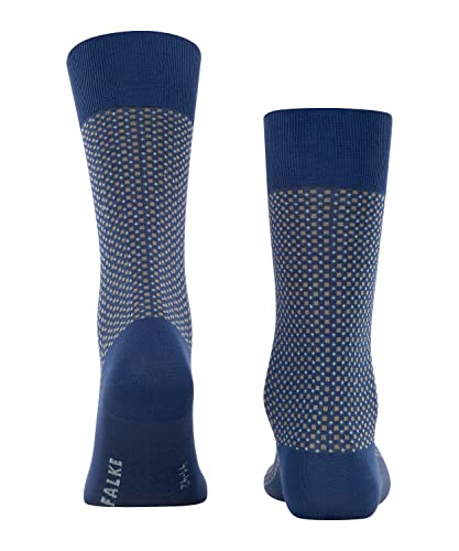 FALKE Herren Socken Uptown Tie M SO Baumwolle gemustert 1 Paar, Blau (Royal Blue 6000), 47-48 von FALKE