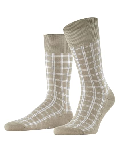 FALKE Herren Socken Modern Tailor M So Baumwolle gemustert 1 Paar, Beige Pebble Melange 4044, 47-50 von FALKE