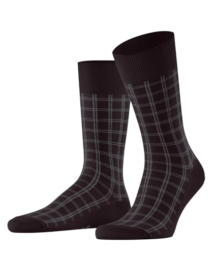 FALKE Herren Socken Modern Tailor M So Baumwolle gemustert 1 Paar, Rot Barolo 8596, 47-50 von FALKE
