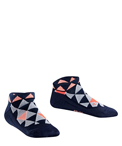 FALKE Jungen Active Triangle Sneakersocken, blau (marine 6120), 31-34 von FALKE