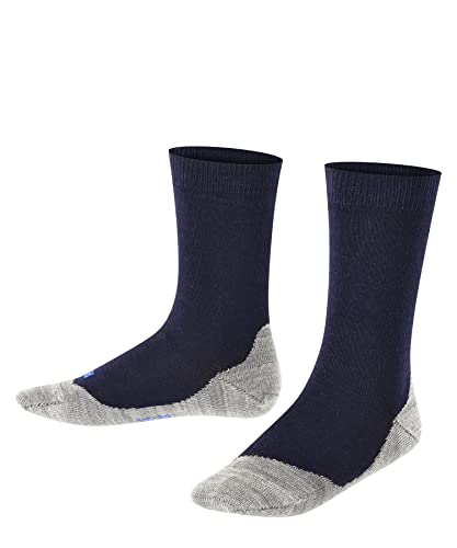 FALKE Unisex Kinder Socken Active Sunny Days K SO Baumwolle dünn atmungsaktiv 1 Paar, Blau (Darkmarine 6170), 23-26 von FALKE