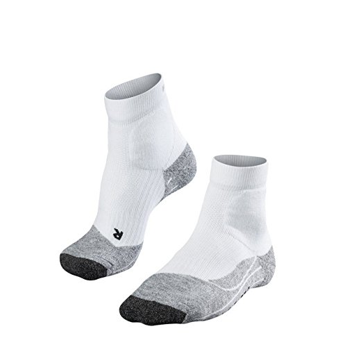 FALKE Damen Socken Tennis TE2 Short 1er Pack, Größe:37/38, Farbe:white/grey-2020 von FALKE