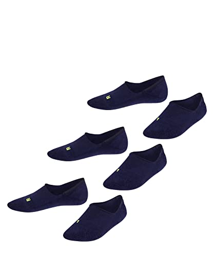 FALKE Unisex Kinder Füßlinge Cool Kick Invisible 3-Pack K IN Weich atmungsaktiv schnelltrocknend unsichtbar einfarbig 3 Paar, Blau (Marine 6120), 31-34 von FALKE