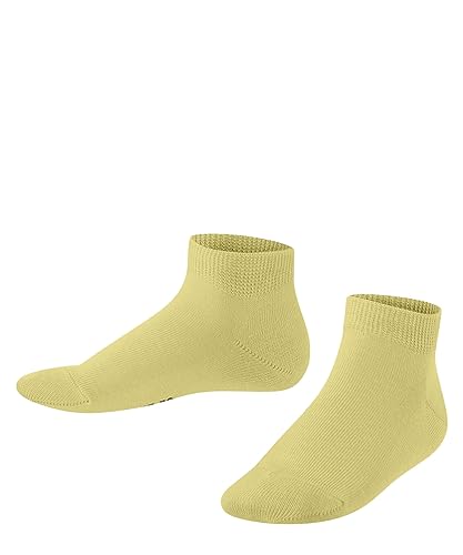 FALKE Unisex Kinder Sneakersocken Family K SN nachhaltige biologische Baumwolle kurz einfarbig 1 Paar, Gelb (Sunshine 1670) neu - umweltfreundlich, 35-38 von FALKE