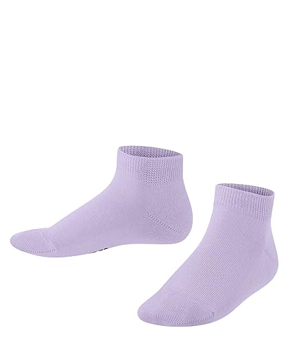 FALKE Unisex Kinder Sneakersocken Family K SN nachhaltige biologische Baumwolle kurz einfarbig 1 Paar, Lila (Orchid 6821) neu - umweltfreundlich, 19-22 von FALKE