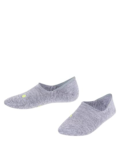 FALKE Unisex Kinder Füßlinge Cool Kick Invisible K In weich atmungsaktiv schnelltrocknend unsichtbar einfarbig 1 Paar, Grau Light Grey 3400, 31-34 von FALKE