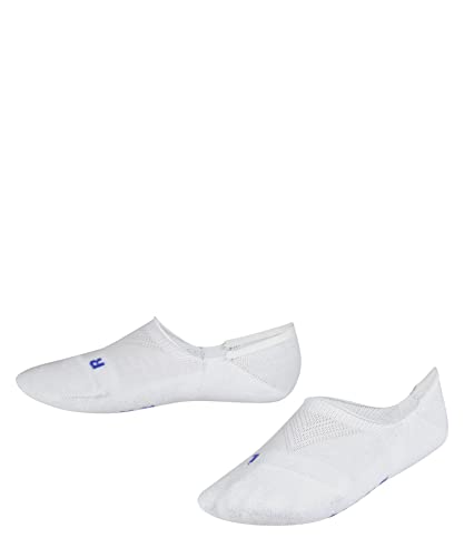 FALKE Unisex Kinder Füßlinge Cool Kick Invisible K IN Weich atmungsaktiv schnelltrocknend unsichtbar einfarbig 1 Paar, Weiß (White 2000), 31-34 von FALKE