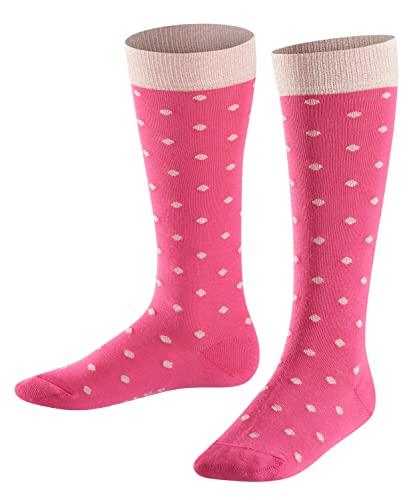 FALKE Kinder Glitter Dot K KH Kniestrümpfe, Rosa (Gloss 8550), 19-22 (1-2 Jahre) von FALKE