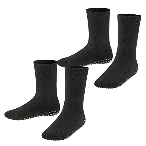 FALKE Kinder Homesocks Catspads 2er Pack, Größe:23-26;Farbe:black von FALKE