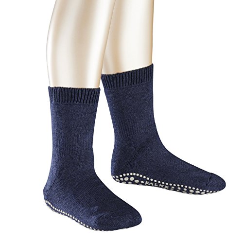 FALKE Unisex Kinder Catspads Hausschuhsocken Anti-Rutsch bedruckte Noppen auf der Sohle verbesserte Griffigkeit dick warm Vollinnenplüsch flache Naht im Zehenbereich atmungsaktiv nachhaltige Baumwolle von FALKE