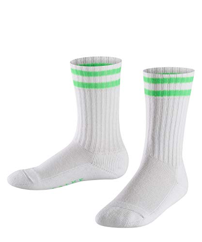 FALKE Kinder Socken Retro - 86% Baumwolle, 1 Paar, Weiß (White 2007), Größe: 27-30 von FALKE