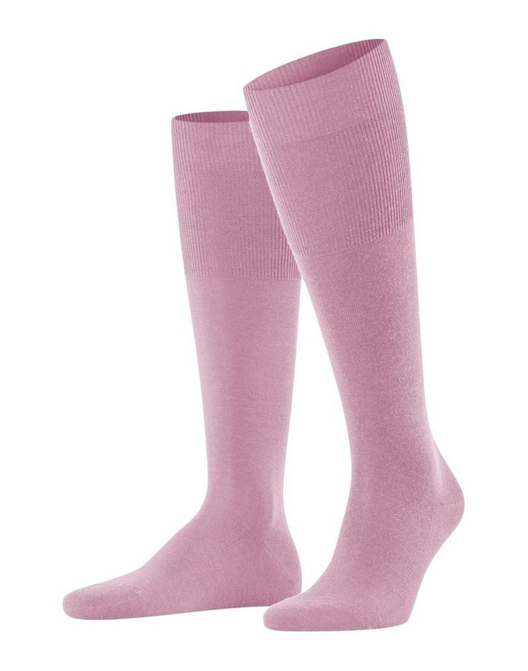 FALKE Kniestrümpfe Tagessocke Airport (klimaregulierend, hautsympathisch) rosa Herren von FALKE