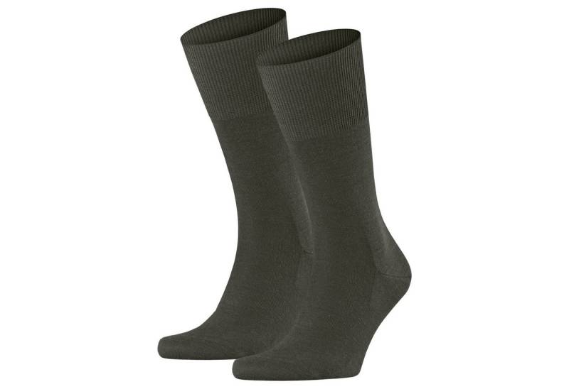 FALKE Kurzsocken Herren Socken 2er Pack Wolle (Packung, 2er Pack) von FALKE