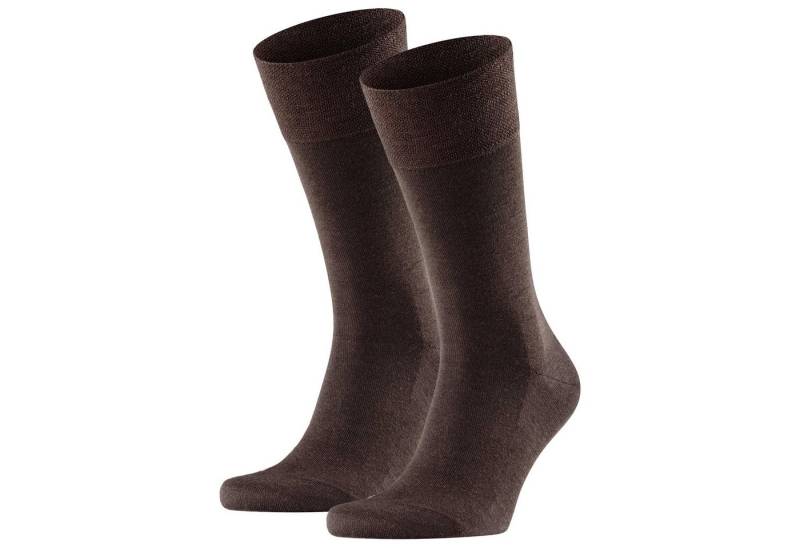 FALKE Kurzsocken Herren Socken 2er Pack Wolle (Packung, 2er Pack) von FALKE