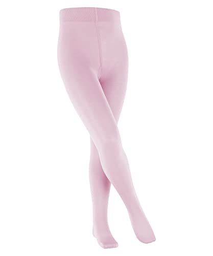 FALKE Unisex Kinder Strumpfhose Cotton Touch K TI blickdicht dick einfarbig 1 Stück, Rosa (Powder Rose 8900), 80-92 von FALKE