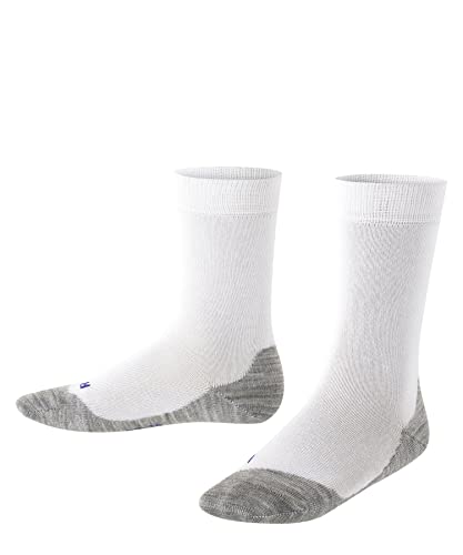 FALKE Unisex Kinder Socken Active Sunny Days K SO Baumwolle dünn atmungsaktiv 1 Paar, Weiß (White 2000), 35-38 von FALKE