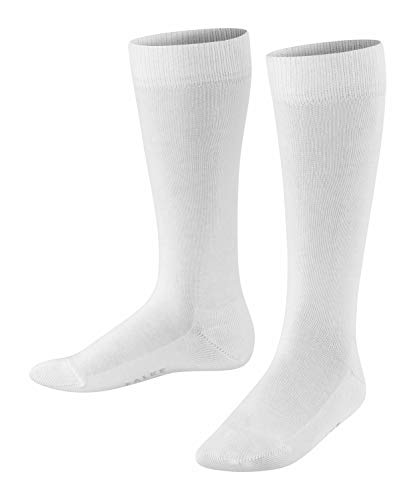 FALKE Unisex Kinder Family K KH Socken, Blickdicht, Weiß (White 2000), 35-38 von FALKE