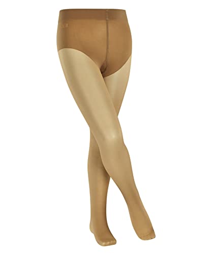 FALKE Unisex Kinder Strumpfhose Pure Matt 30 DEN K TI Transparent einfarbig 1 Stück, Beige (Cocoon 4059), 122-128 von FALKE