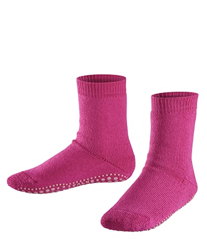 FALKE Unisex Kinder Hausschuh-Socken Catspads K HP Baumwolle Wolle rutschhemmende Noppen 1 Paar, Rosa (Gloss 8550), 23-26 von FALKE