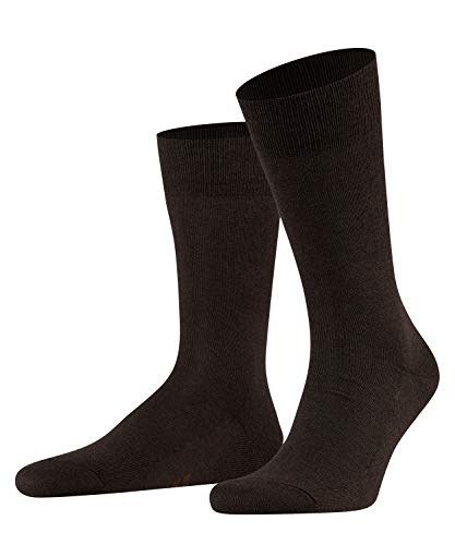 FALKE Herren Socken Family, Baumwolle, 1 Paar, Braun (Dark Brown 5450), 39-42 (UK 5.5-8 Ι US 6.5-9) von FALKE