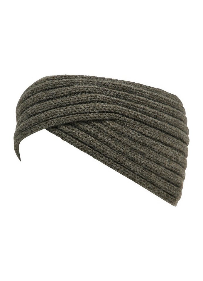 FALKE Multisporthandschuhe Stirnband (hochwertige Schurwolle) - grünbraun - 1 Stück von FALKE