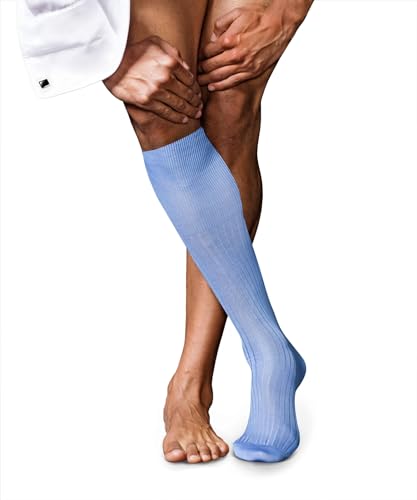 FALKE No. 10 M KH coton unies 1 paire, Chaussettes longues Homme, Bleu (Bleue 6543), 39-40 von FALKE