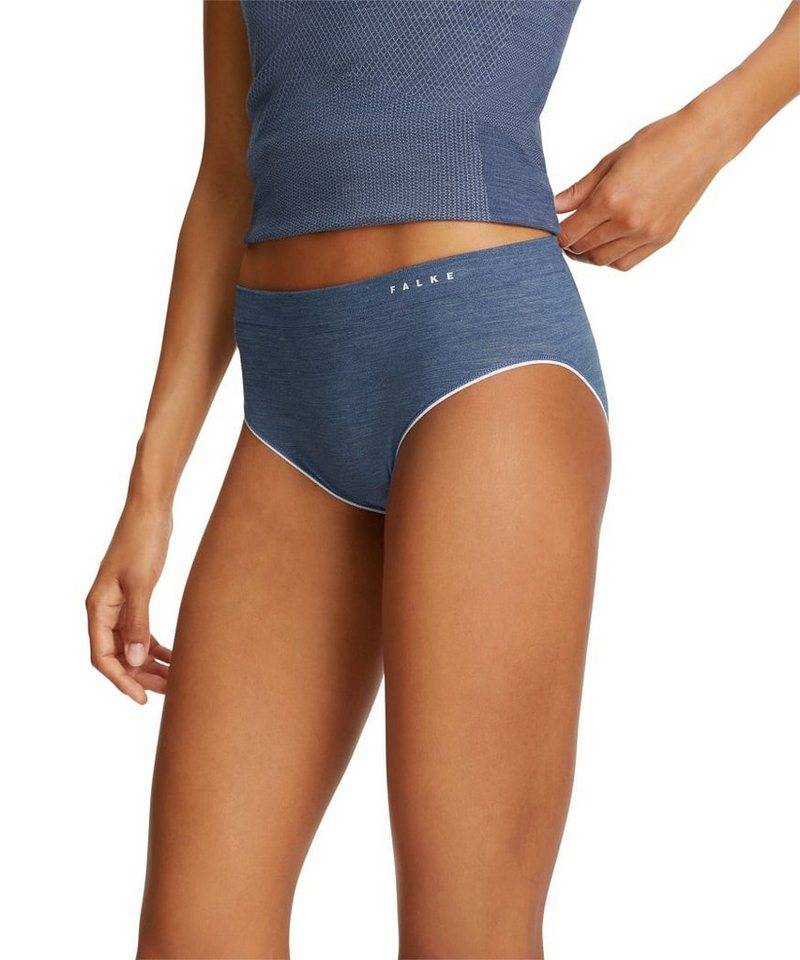 FALKE Panty Hot Pants Wool-Tech Light (feinste Merinowolle) Unterwäsche blau Damen von FALKE