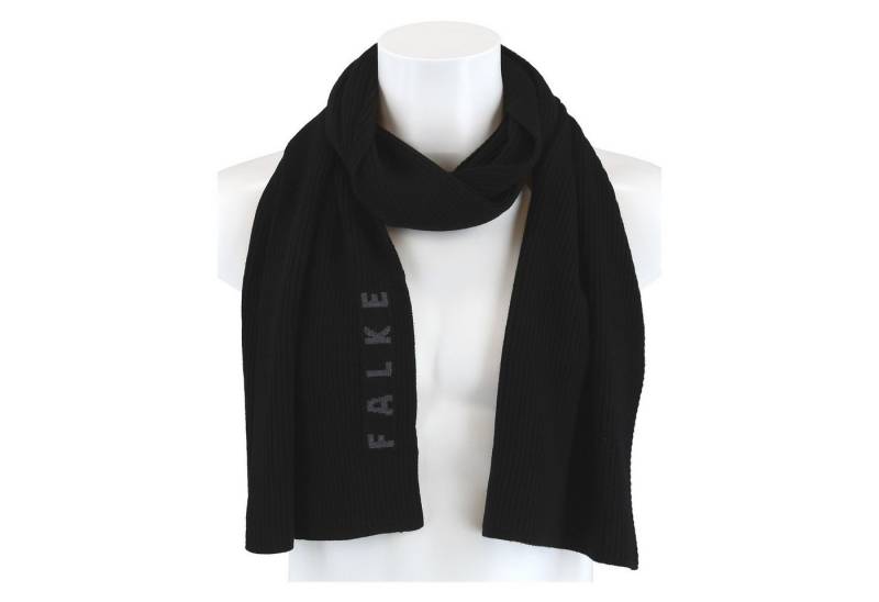FALKE Schal (100% Schurwolle) schwarz 170cm x 30cm - 1 Stück von FALKE
