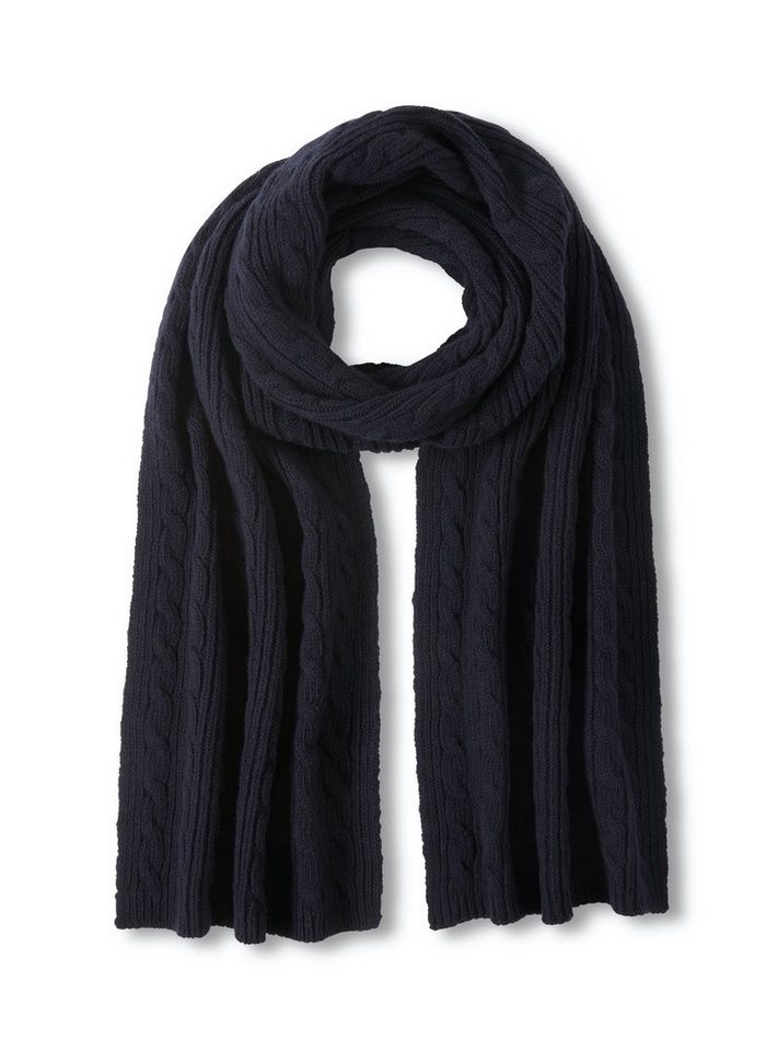 FALKE Schal Winterschal (Schurwolle) navyblau 170cm x 30cm - 1 Stück von FALKE