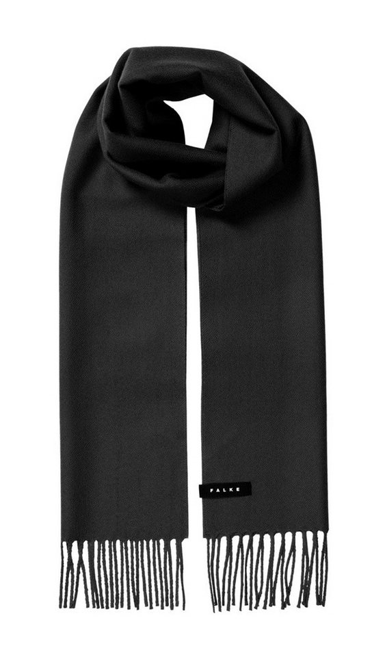 FALKE Schal schwarz 180cm x 30cm - 1 Stück von FALKE