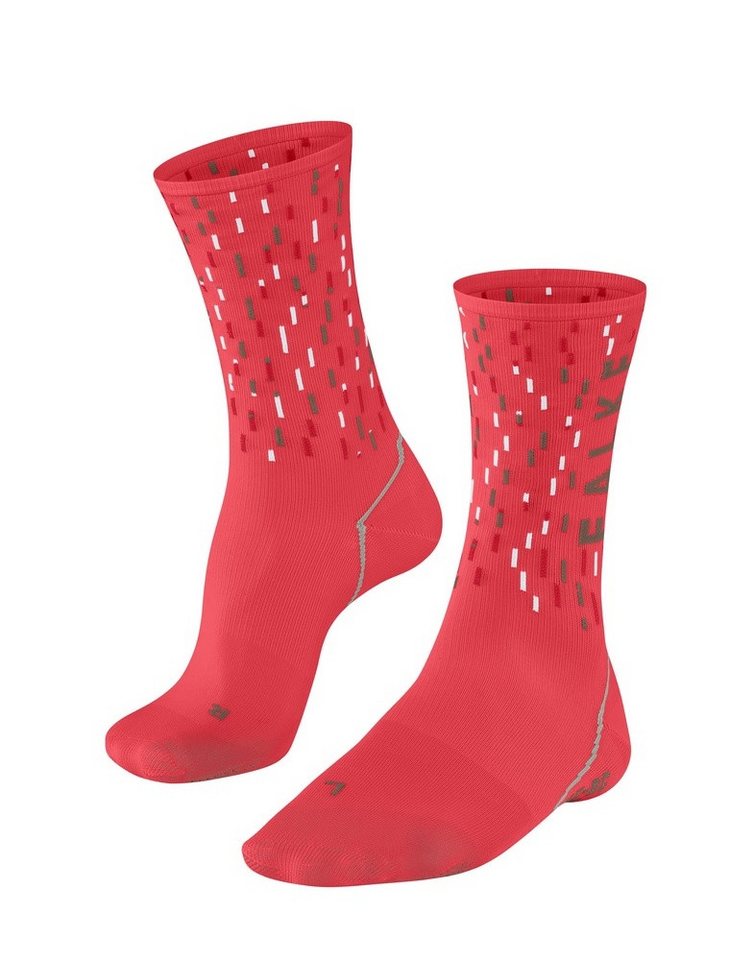 FALKE Socken Bikesocke BC Impulse Peloton (angenehm weiche Baumwolle) rot Herren von FALKE