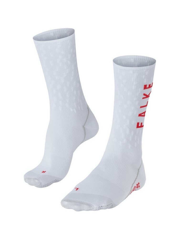 FALKE Socken Bikesocke BC Impulse Peloton (angenehm weiche Baumwolle) weiss Herren von FALKE